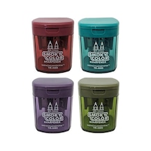 E&d Art Smoky Colors Çift Gözlü Hazneli Kalemtraş - 1 Adet / 3085