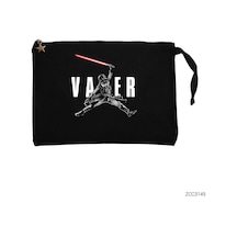 Zepplin Giyim Air Vader Siyah Clutch Astarlı Cüzdan / El Çantası Siyah Zepplin Giyim Air Vader Siyah Clutch Astarlı Cüzdan / El Çantası Siyah