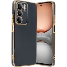 Realme C75 4g Uyumlu Kılıf Volet Silikon - Siyah