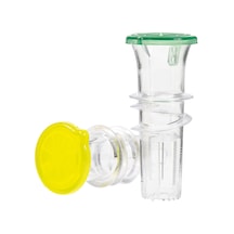 Suofeng Bpa'sız Plastik Limon Sıkacağı 2 Adet Kapaklı Kompakt Portakal Meyve Suyu Ekstraktörü Kokteyller İçin Yeşil - Sarı