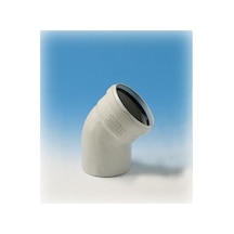 Ege Yıldız 125x45 Pvc Açık Dirsek 3,2 Mm Çok Renkli