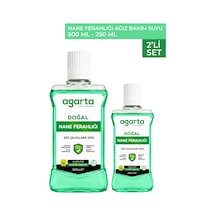 Agarta 2 Li Avantajlı Nane Ağız Bakım Seti 500 Ml Ve 250 Ml