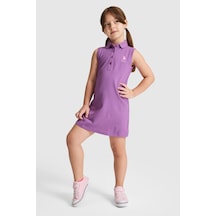 U.S. Polo Assn. U.s. Polo Assn. Kız Çocuk Menekşe Elbise Örme 50325639-vr037 Menekse