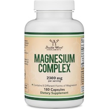 Double Wood Magnesium Complex Citrate Bisglycinate Taurate Malate L-aspartate Orotate And Ascorbate 180 Caps Aromasız
