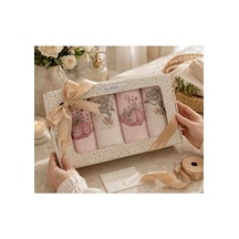 Özdilek 4 Lü Mutfak Havlusu 30x60 Cm %100 Pamuk Nakışlı Set Yumuşak Emici Şık Tasarım 4 Renk
