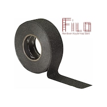 Filo Zemin Merdiven Kaydırmaz Bant Siyah 25 Mm X 10-15-25 Metre