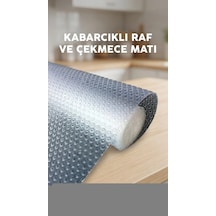 Mutfak Dolap İçi Şeffaf Kaydırmaz Raf Örtüsü 45x300 Cm Pvc Kaplama