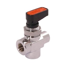 1/8 İnç Aıgnep 6700 L Port 3 yollu mini küresel vana