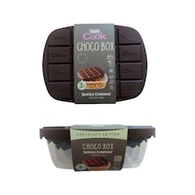 Choco Box 3 Lü Saklama Kabı Kahverengi