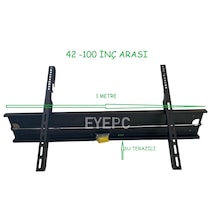 100 Inç 1 Metre Uzunluğunda Led Lcd Tv Televizyon Askı Asma Apara