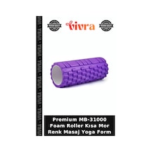 Premium Mb-31000 Foam Roller Kısa Mor Renk Masaj Yoga Form
