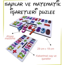 Ahşap Sayılar Puzzle