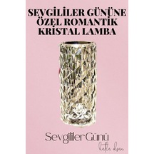 Sevgililer Gününe Özel Romantik Kristal Gece Lambası Sevgiliye Hediye - Hs08373015-3079 Renkli Renkli