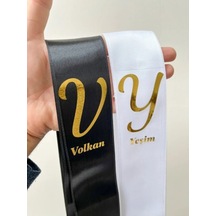 Gelin Damat Isimli Tören Takı Kurdelesi 2 Adet B-34