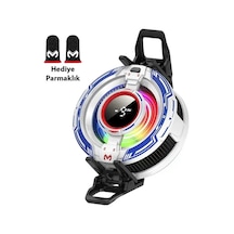 Memo Cx16 İos Android Soğutucu 15w15w Manyetik Rgb Telefon Soğutucu - Anında Hızlı Soğutma Sessiz Fan Tüm Akıllı Telefonlarla Uyumlu- 5775