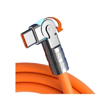 Usb'den Type-c'ye 180 Döner Hızlı Şarj Kablosu 120w 1m