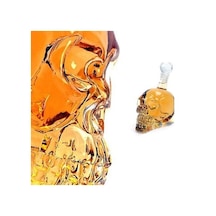 Crystal Head Kuru Kafa Cam Şişe Renkli