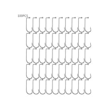 Muqzı Spor Aksesuarı 100 Adet Yüksek Karbon Çelik 90 Derece Jig Balık Oltaları Açık Deniz Okyanus Balıkçılığı İçin 4