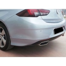 Opel Insignia Arka Tampon Flap Seti Opc Line 2017 + Piona Black , Abs Plastik