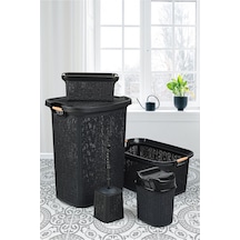 Practical 5 Parça Banyo Seti Siyah