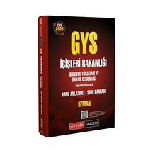 Pegem 2026 Gys İçişleri Bakanlığı Uzman Konu Anlatımlı Soru Bankası Görevde Yükselme Pegem Akademi Yayınları