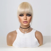 Yoğun Gerçek Perçem / Beyaz Platin - Elwm-582529 Çok Renkli