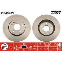 Ön Fren Aynası Adet Antara 2.4-3.2 V6-2.0cdtı 06 Captıva 2.4-3.2-2.0d 06 296x29x5dlxhavalı 20955857-4801850-4808848-96625948