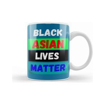 Black Asian Lives Matter Stop Aapı Hate Kupa Bardak Porselen Karışık