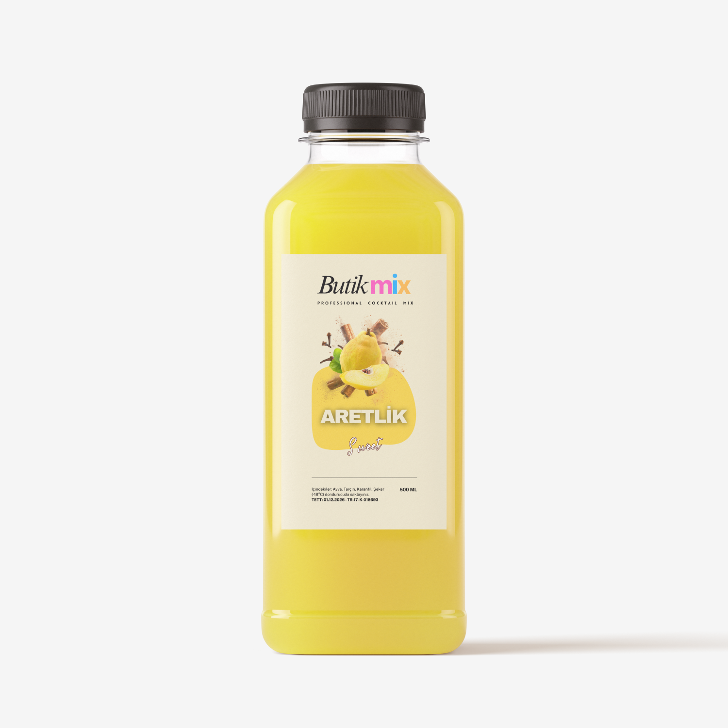 Aretlik Hazır Kokteyl Karışımı 500ml - Ayva-tarçın