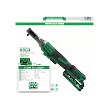 Haispro Akülü Kısa Cırcır 100 Nm Rb-jl100a Çift Akülü