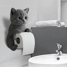 Hubrendy Çer Kedi Tasarımlı Tuvalet Kağıtlığı Diğer