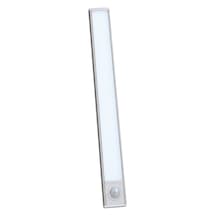 Tıcaro 32 Cm Cct Sensörlü Şarjlı Led Dolap Işığı, 62 Led, 2200 Mah, 1 Adet Gümüş