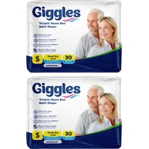 Giggles Belbantlı Yetişkin Hasta Bezi Küçük Boy S 2 x 30'lu