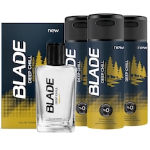 Blade Deep Chill Erkek Parfüm EDT 70 ML + Deep Chill Erkek Sprey Deodorant 3 x 150 ML