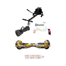 Citymate Elektrikli Kaykay Hoverboard Akıllı Denge 6.5 Inch + Hoverkart + Çanta Extrem Paket D25