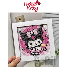 Dıy Kendin Yap Hello Kitty Kuromi Elmas Boyama Seti 15x15 -1