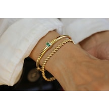 Reis Kuyumculuk T13032 Grassy Bangle Altın Bilezik