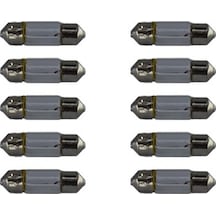 10 Adet 12V 3W Sofit Ampul 31mmX8mm