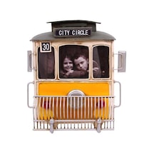 Dekoratif Metal Çerçeve Tramvay Temalı Vintage Hediyelik Arbltgsısu0btjwıbx1