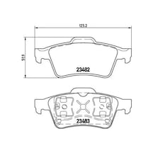 Citroen C5 Arka Fren Balatasi 2008-2015 Brembo P59044