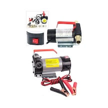 12 V Kendinden Emiş Yakıt Sıvı Yağ Mazot Aktarma Pompası Su Olmaz