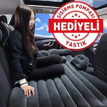 Shibo Araç Şişme Yatak Oto Araba Koltuğu Yatağı (Pompa Hediyeli)
