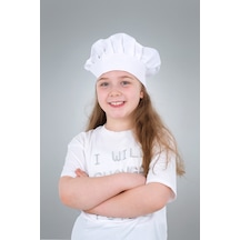 Ayarlanabilir Çocuk Chef Aşçı Şapkası Ayarlanabilir Çocuk Şef Aşçı Şapkası 20 X 25 Beyaz