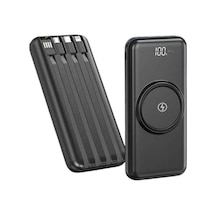 Kablosuz Çoklu Şarj Girişli 10.000 Mah Kablolu Powerbank Taşınabilir Açık 29584371
