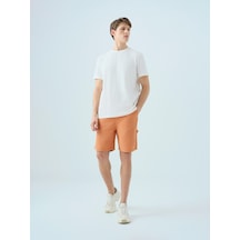 Regular Fit Erkek Şort Dırty Orange