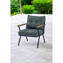 PiLocco Demonte Metal Tekli Bahçe Mobilyası Yeşil 60 x 60 Yeşil