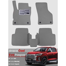 Ssangyong Musso 2019-2021 Uyumlu Eva Paspas Tam Set Oto Paspas,araca Özel,kolay Montaj 764