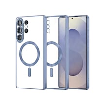 Newface Samsung Galaxy Uyumlu S26 Ultra Kross Magneticsafe Kapak - Sierra Blue Mavi