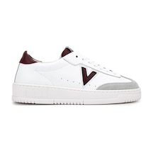 Mario Valentino Kadın Hakiki Deri Beyaz/bordo Sneakers & Spor Ayakkabı 1040 95s7004 Bn Ayk Sk25-26 Whıte/bordeaux Bordo
