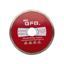 Gfb Sürekli Turbo Elmas Mermer Granit Kesici 180 Mm